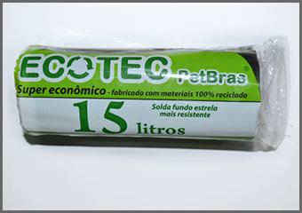 saco para lixo 15l super economico